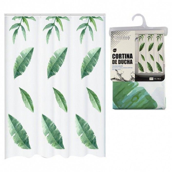 Занавеска в ванную Bathlux Green Leaves 60527 SKL11-132638 Киев - изображение 1