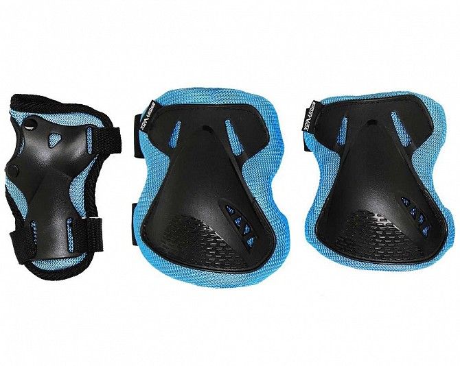 Комплект защитный SportVida SV-KY0005-S Size S Blue-Black SKL41-227696 Киев - изображение 1