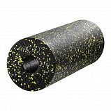 Массажный ролик валик, роллер гладкий 4FIZJO Epp 4FJ0089 Black-Yellow SKL41-238138 Киев