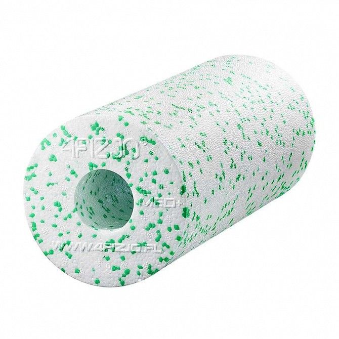 Массажный ролик, валик, роллер гладкий 4FIZJO Epp Med plus 4FJ0053 White-Green SKL41-227826 Киев - изображение 1