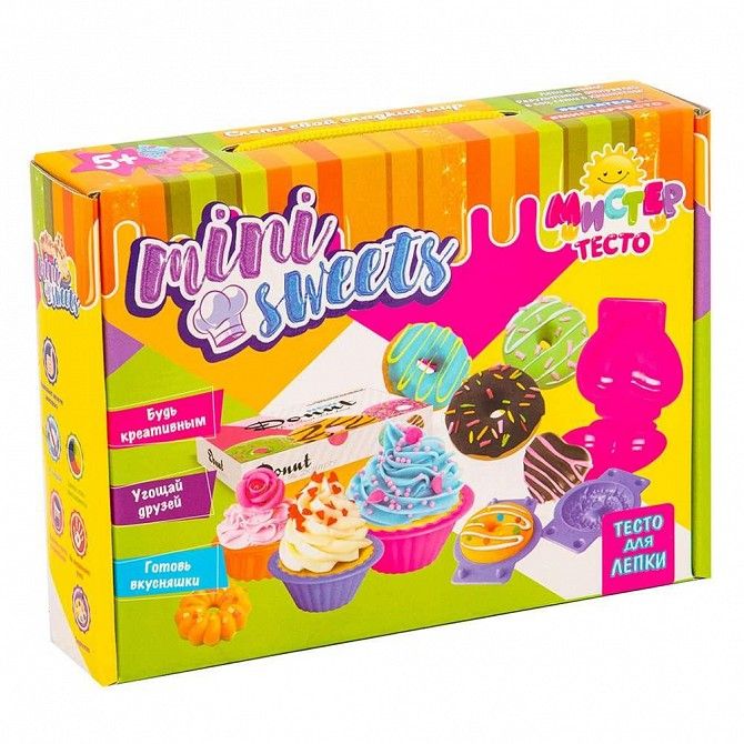 Набор для творчества Strateg Мистер тесто Mini Sweets, 23 элементов SKL11-237872 Київ - изображение 1