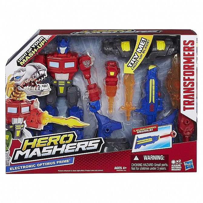 Электронно-разборная фигурка Оптимус Прайм - Optimus Prime, Electronic, Hero Mashers, Hasbro SKL14-1 Киев - изображение 1