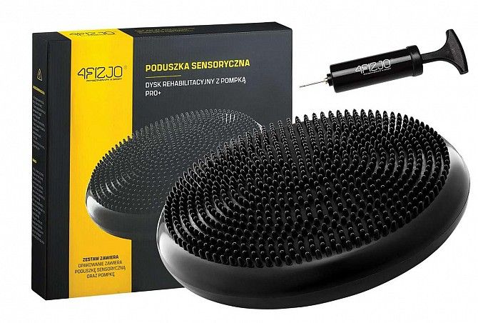 Балансировочная подушка, сенсомоторная массажная 4FIZJO 4FJ0021 Black SKL41-227661 Киев - изображение 1
