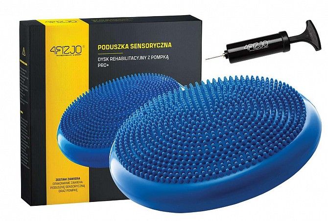 Балансировочная подушка, сенсомоторная массажная 4FIZJO 4FJ0022 Blue SKL41-227662 Киев - изображение 1