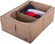Бокс для хранения вещей и обуви на 2 отделения Organize бежевый KHV-2 SKL34-176386 Киев