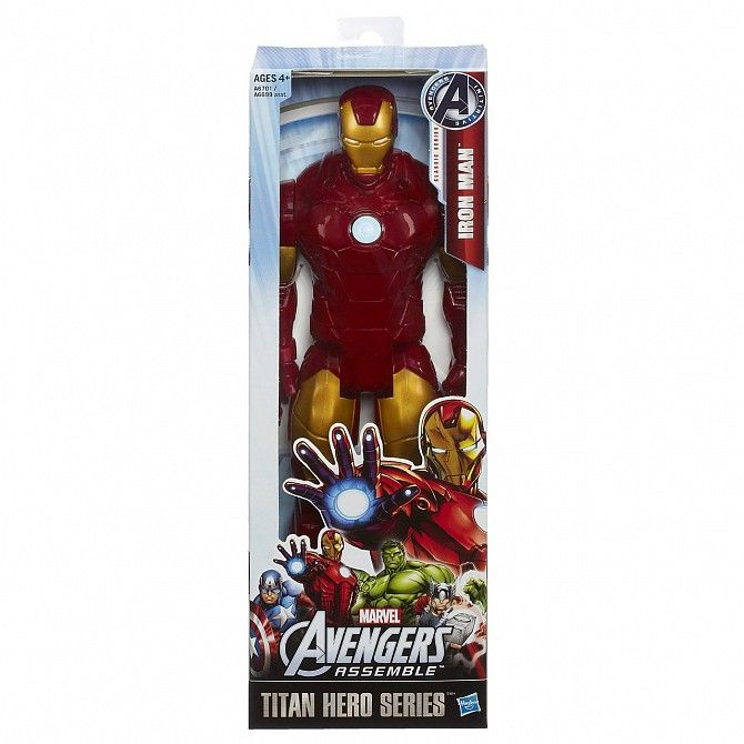 Большая игрушка Железный Человек, Мстители 30 см, серия Титаны, Iron Man, Avengers, Titan, Hasbro SK Киев - изображение 1