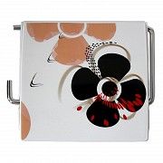 Держатель для туалетной бумаги Bathlux закрытый Flowers 50342 SKL11-132605 Киев