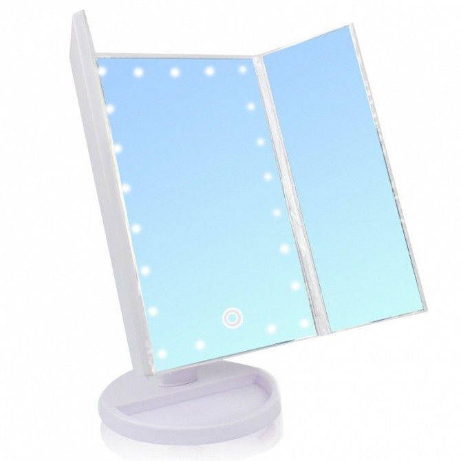 Зеркало для макияжа тройное с Led подсветкой SKL11-203794 Киев - изображение 1
