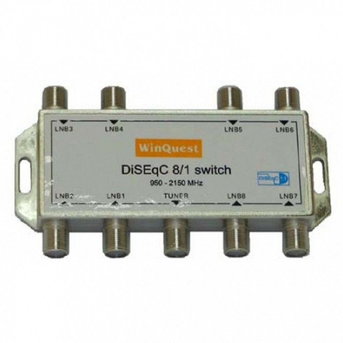 Коммутатор DiSEqC 8x1 WinQuest GD-81A SKL31-150762 Киев - изображение 1