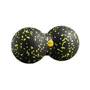 Массажный мяч двойной 4FIZJO Epp DuoBall 08 4FJ0083 Black-Yellow SKL41-227871 Киев