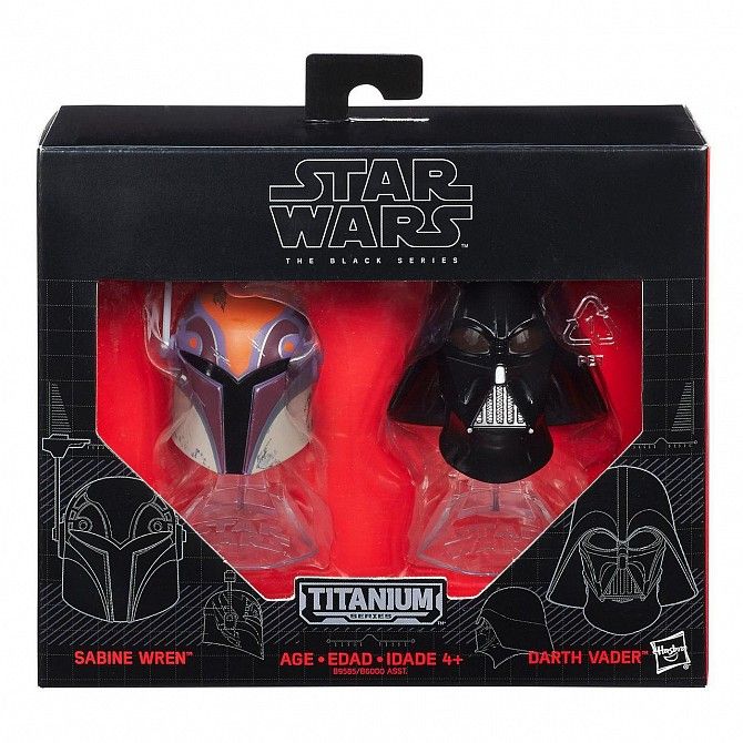 Мини-шлемы Сабина Рен и Дарт Вейдер Звездные войны - Star Wars, Black Series, Hasbro SKL14-143301 Киев - изображение 1