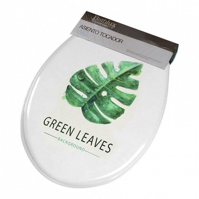 Сиденье для унитаза Bathlux Green Leaves 50515 SKL11-132610 Киев - изображение 1