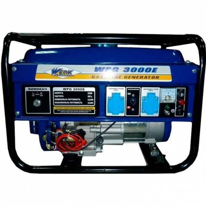 Электрогенератор Werk WPG3600E SKL11-236542 Киев - изображение 1