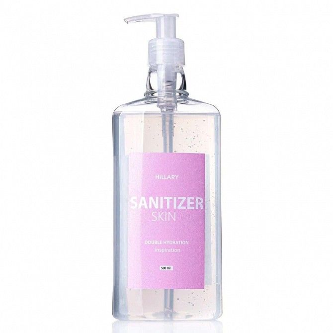 Антисептик Санитайзер HiLLARY Skin Sanitizer Double Hydration inspiration сертифицированный 500 ml S Киев - изображение 1