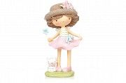 Декоративная фигурка Девочка с котенком, 17 см SKL11-250101 Киев