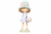 Декоративная фигурка Девочка с лукошком, 17 см SKL11-250103 Киев