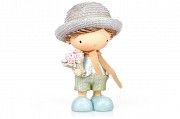 Декоративная фигурка Мальчик с букетом, 18 см SKL11-250106 Киев
