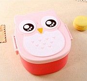 Детский ланч бокс Bento Совушка Розовый SKL32-218545 Киев