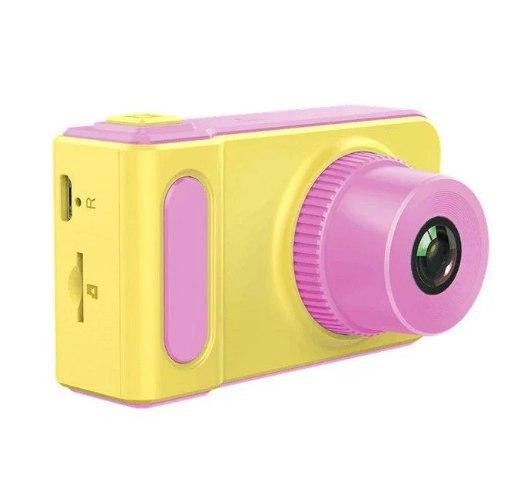 Детский фотоаппарат с записью видео и цветным экраном dvr baby camera V7 розовый SKL11-236839 Киев - изображение 1