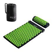 Коврик акупунктурный с валиком 4FIZJO Аппликатор Кузнецова 72 x 42 см Black/Green SKL41-238066 Киев