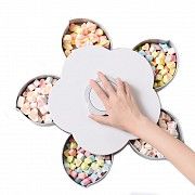 Коробка-органайзер для закусок на 5 отсеков для снеков, сладостей, орехов Snack Box Flower SKL25-223 Киев
