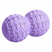Массажный мяч двойной SportVida Massage Duoball 10 на 18 см SV-HK0235 Purple SKL41-227756 Киев