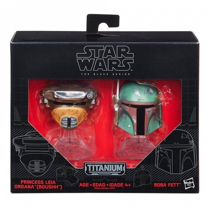 Мини-шлемы Боба Фетт и принцесса Лея Звездные войны - Star Wars, Black Series, Hasbro SKL14-143300 Киев - изображение 1