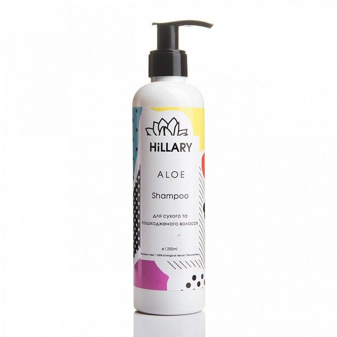 Натуральный шампунь для сухих и поврежденных волос Hillary Aloe Shampoo 250 мл SKL13-131386 Киев - изображение 1