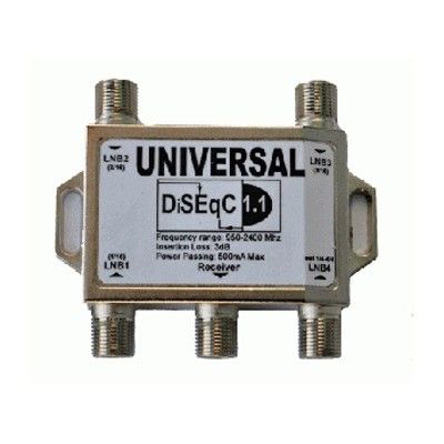 Переключатель DiSEqC 1.1 4x1 Universal SKL31-150761 Киев - изображение 1