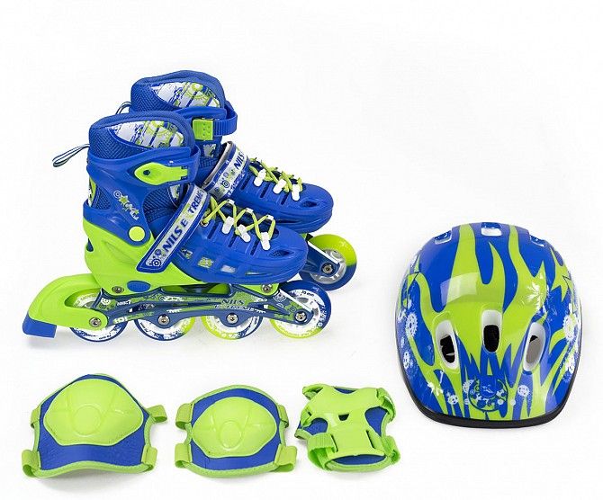 Роликовые коньки Nils Extreme Set Size 31-34 Blue SKL41-239322 Киев - изображение 1