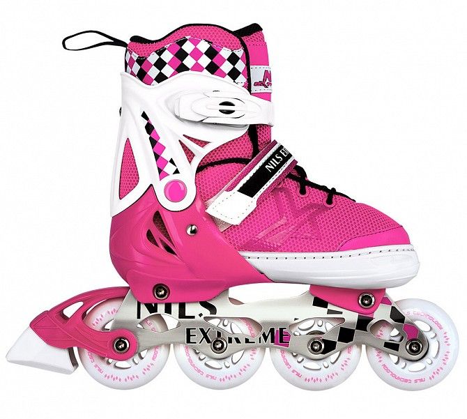 Роликовые коньки Nils Extreme розовые Size 39-42 NA13911A SKL41-227638 Киев - изображение 1