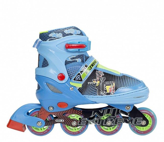 Роликовые коньки Nils Extreme синие Size 30-33 NJ4605A SKL41-227318 Киев - изображение 1