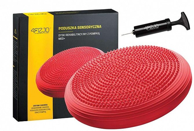 Балансировочная подушка, сенсомоторная массажная 4FIZJO 4FJ0052 Red SKL41-227822 Киев - изображение 1