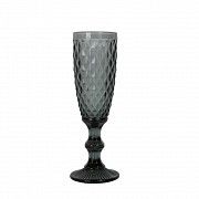Бокал под шампанское Elegant черный SKL11-209455 Київ