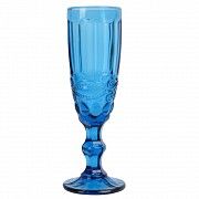 Бокал под шампанское Ornament синий SKL11-209490 Київ