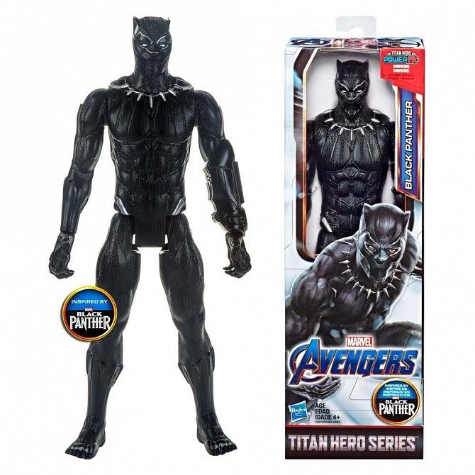 Мстители, Финал, Черная Пантера - Titan Hero Series, Hasbro, Avengers, Endgame, Black Panther SKL14- Київ - изображение 1