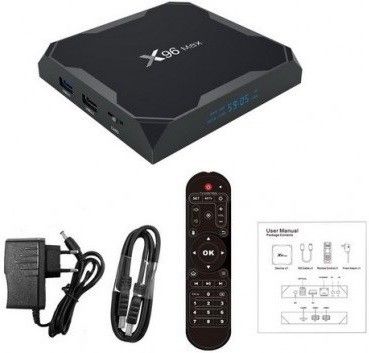 Мультимедийная смарт приставка X96 Max 4-32 SKL31-213598 Київ - изображение 1