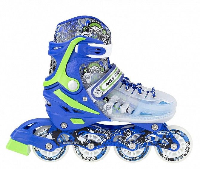 Роликовые коньки Nils Extreme синие Size 29-33 NJ1812A SKL41-227303 Киев - изображение 1