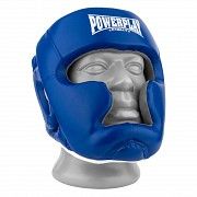 Боксерський шолом PowerPlay тренувальний 3068 PU, Amara Синьо-Білий XS SKL24-144814 Киев