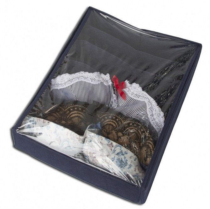 Коробка с крышкой для бюстиков Organize джинс Jns-Bst-Kr SKL34-176178 Київ - изображение 1