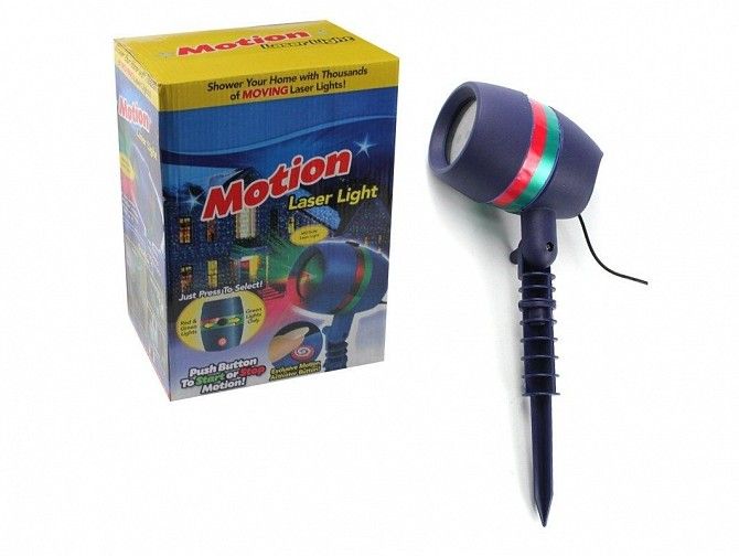 Лазерный проектор Star Shower Motion Laser Light Blue SKL11-133178 Київ - изображение 1