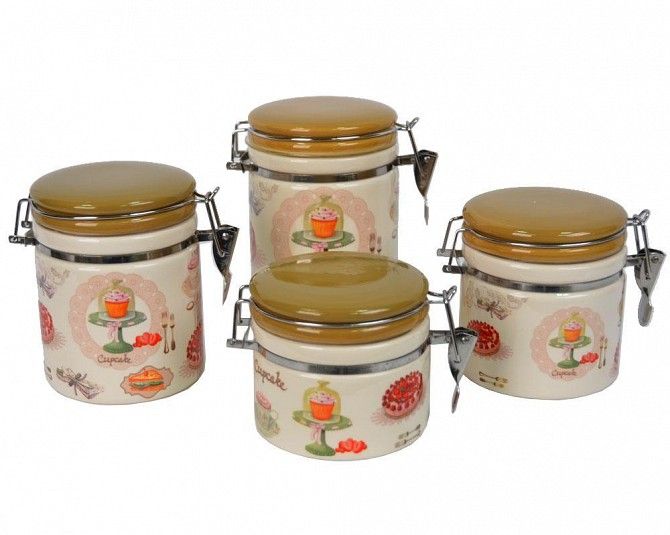 Набор банок для сыпучих продуктов Cupcake SKL11-209697 Киев - изображение 1