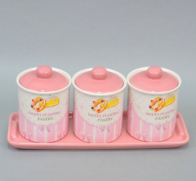 Набор банок для сыпучих продуктов Sweet SKL11-209720 Киев - изображение 1