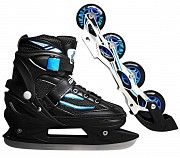 Роликовые коньки SportVida 4 в 1 SV-LG0028 Size 31-34 Black-Blue SKL41-227430 Київ