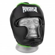 Боксерський шолом PowerPlay тренувальний 3068 PU, Amara Чорно-Зелений XS SKL24-144820 Киев