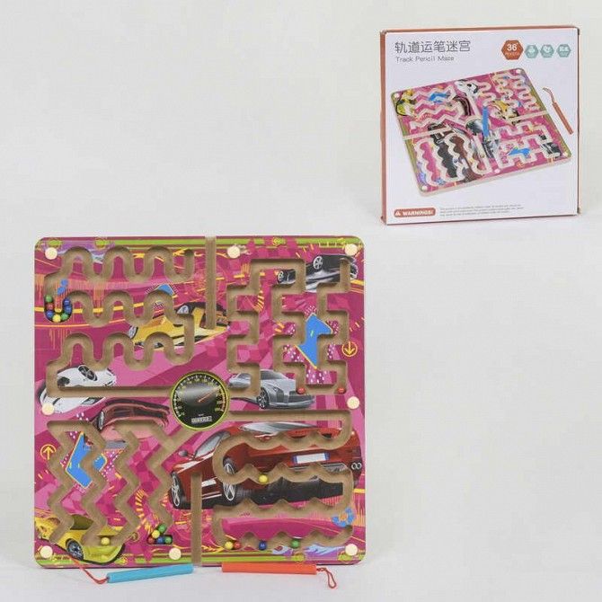 Деревянная игра Лабиринт магнитный SKL11-228151 Киев - изображение 1