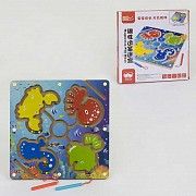 Деревянная игра Лабиринт Подводный Мир магнитный SKL11-228150 Киев