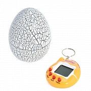 Игрушка электронный питомец Тамагочи в Яйце Динозавра KS Eggshell Game White SKL25-150678 Киев