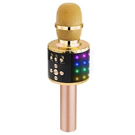 Микрофон для караоке с подсветкой MK2L Gold SKL25-223372 Киев - изображение 1