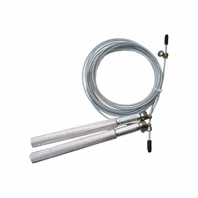 Скоростная скакалка Power System Ultra Jump Rope PS-4064 Silver SKL24-144832 Київ - изображение 1